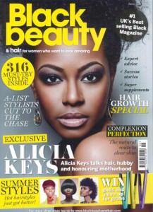 Black Beauty & Hair Magazine cover