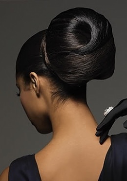 afro-updo
