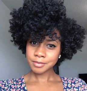 side parted afro hair at edmonton afro hair salon, london