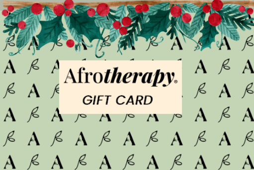 christmas gift cards at afrotherapy hair salon edmonton