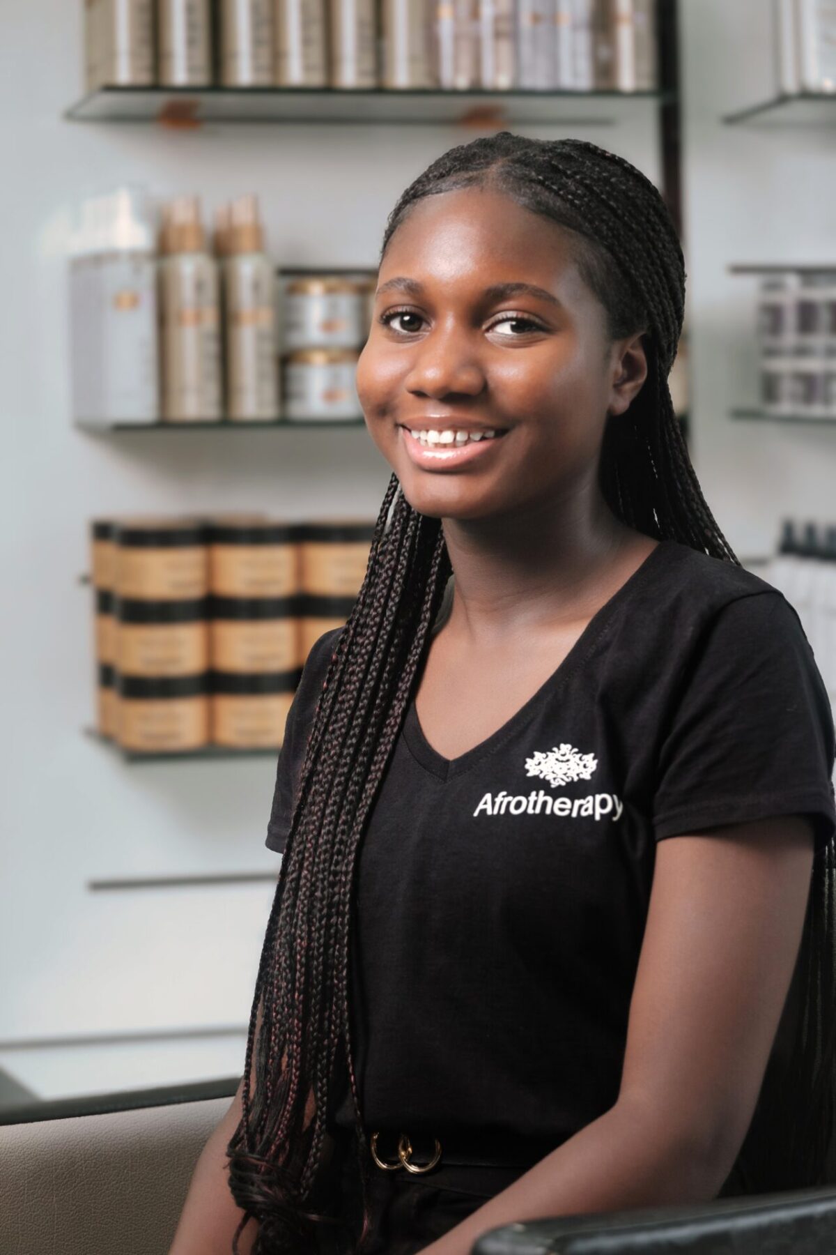 Hannah meet the team at afrotherapy hair salon london