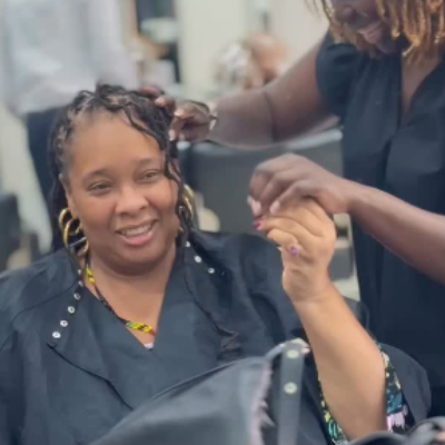 Interlocking at top central london salon