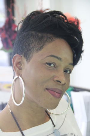 short tapered haircut at afro specialist hair salon in london