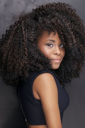 Going from brunette to blonde at Afrotherapy Hair Salon Edmonton