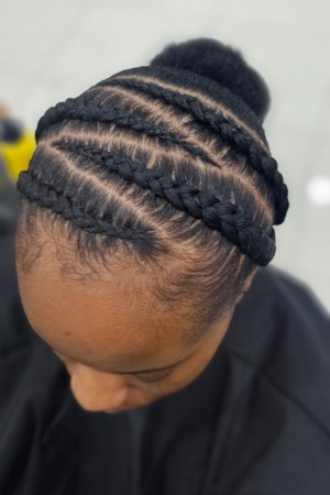 Cornrows for Afro hair